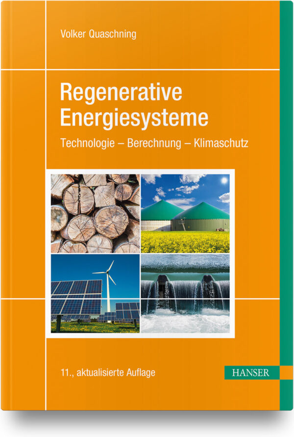 Regenerative Energiesysteme behandelt die volle Bandbreite der regenerativen Energiesysteme – von Solarthermie und Photovoltaik über Wind- und Wasserkraft bis hin zu Geothermie und Nutzung der Biomasse.