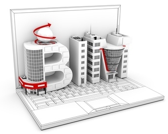 Ein 3D-Modell der Buchstaben 