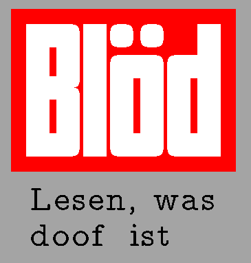 Ein rotes Quadrat mit dem weißen Text 