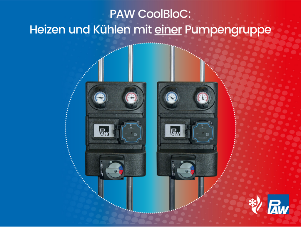Pumpengruppe zum Heizen und Kühlen (Abb. © PAW GmbH)