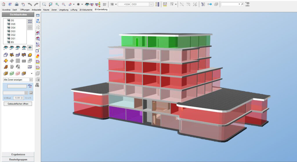 Visualisierung der CAD-Software für Lüftungsgeräte (Abb. © Hottgenroth GmbH)