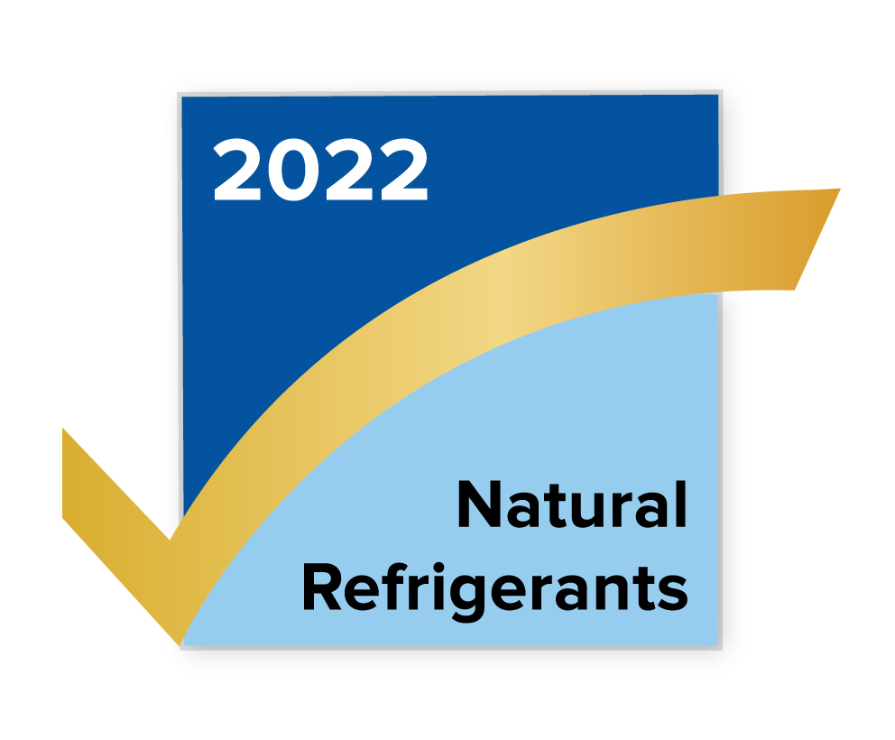 Das Gütesiegel „Natural Refrigerants“ (natürliche Kältemittel) von Atmosphere (Abb. © Atmosphere)
