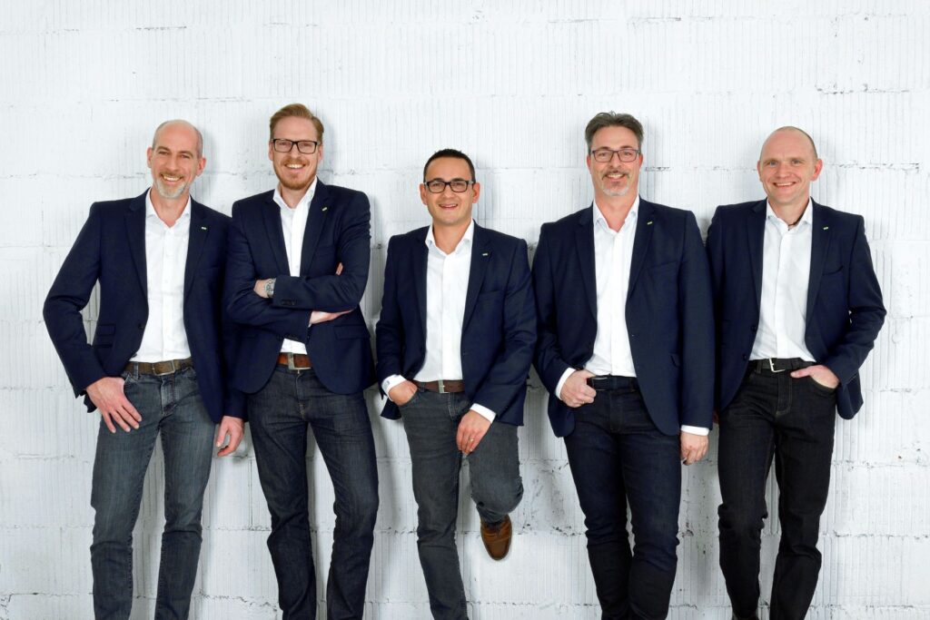 Von links: Michal Haas, Heiko Ruepp, Daniel Boldrini, Guido Ulrich und Simon Barg (Abb. © Reflex Winkelmann)