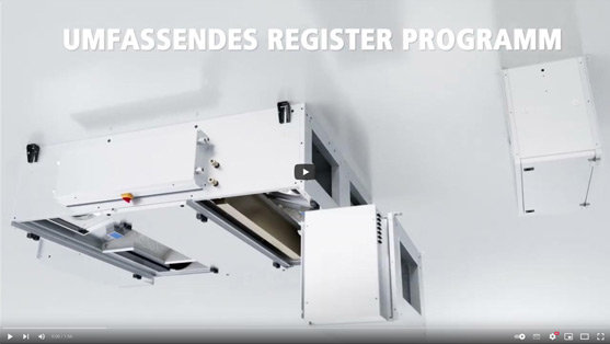 Energieeffiziente Deckenlüftungsgeräte CX3000