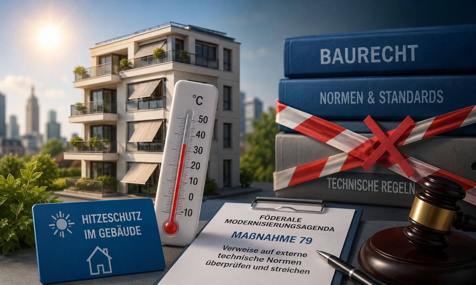 VDI fordert politische Konsistenz beim Hitzeschutz